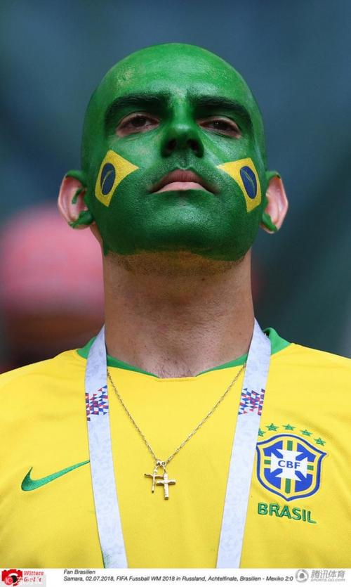 巴西足球人皮肤彩绘