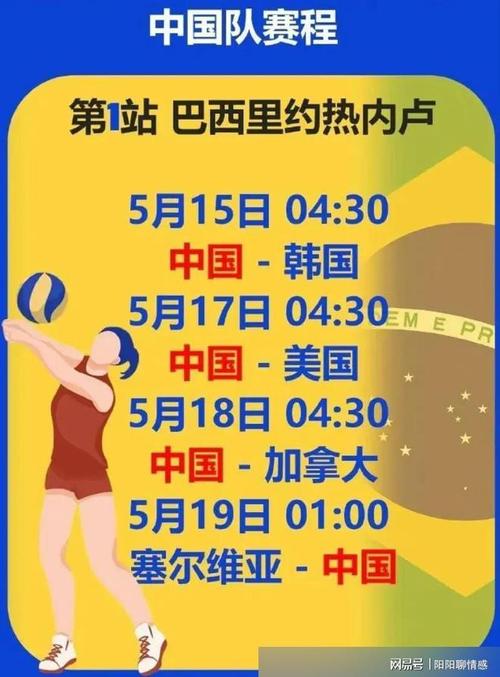中国女排赛程的相关图片